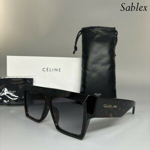 1円【未使用】CELINE セリーヌ べっ甲 CL40030F メガネ サングラス アイウェア 箱付き メンズ レディース ブラック系 展示品