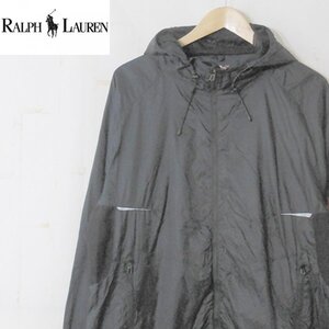 アールエルエックスラルフローレン RLX RALPH LAUREN■裏 脇下メッシュナイロンパーカージャケット■XL■ブラック ※NK4n12094