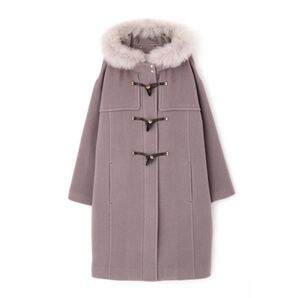 JILL by JILLSTUART フロッシーモッサダッフルコート グレー