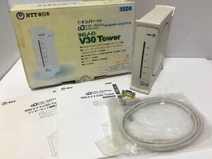 ♪INSメイト V30 Tower ターミナルアダプタ ナンバーディスプレイ対応 欠品あり 動作未確認 ジャンク品扱い 中古 (NF250122) 432-79