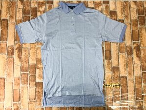 POLO GOLF ラルフローレン メンズ 総柄 薄手 半袖ポロシャツ S 薄い水色・ラベンダー