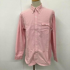 BROOKS BROTHERS M ブルックスブラザーズ シャツ、ブラウス 長袖 ボタンダウン Shirt Blouse 桃 / ピンク / 10111188