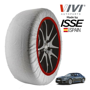 VIVI正規品 ISSE製造 BMW M2 ベースグレード 3BA-12DM30 285/30R20 20インチ リア スノーソックス 布製 タイヤ チェーン 非金属 スペイン製