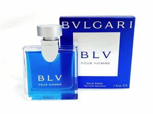 未使用　ブルガリ　BVGARI　BLV　POUR HOMME　ブルー　プールオム　オードトワレ　スプレー　30ml　YK-5972