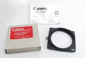 Canon●キヤノン ゼラチンフィルターホルダー