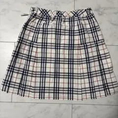 BURBERRY チェック柄 フレアスカート