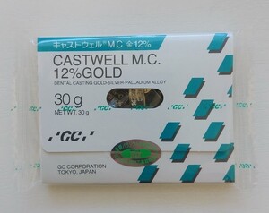 歯科技工 金パラ キャストウェル 30g 新品 送料無料