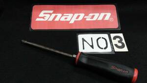 ＜07056＞　Snap-on　 スナップオン　プラスドライバー　No3　USA