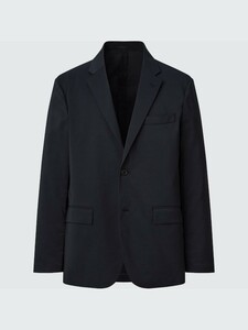 UNIQLO 感動ジャケット(ウールライク) XLサイズ ブラック 黒 テーラードジャケット 2024年モデル