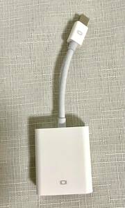 Apple純正 ★ アップル純正 Mini DisplayPort to VGA Adapter アダプタ A1307 ディスプレイ ポート
