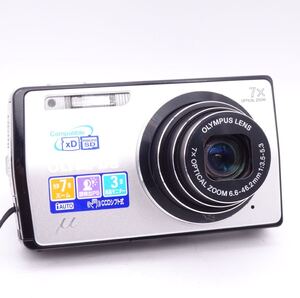 【完動美品】 OLYMPUS μ-7000 コンパクトデジタルカメラ オリンパス ミュー シルバー