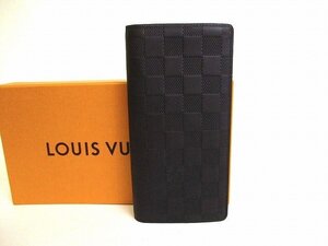 【未使用保管品】 ルイヴィトン LOUIS VUITTON ダミエアンフィニ ポルトフォイユ ブラザ ２つ折り 長財布 メンズ