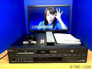 【動作保証】★簡単DVD化★MiniDV/8mm/VHS保存に最適★i.Link搭載★Victor MiniDV/HDD/DVDビデオ（SR-DVM700）★対応リモコン★動作正常★