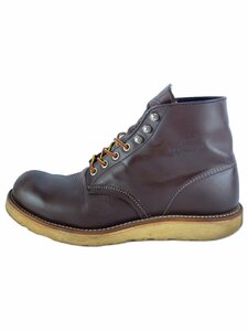 RED WING◆レースアップブーツ/28.5cm/BRW/レザー/8134