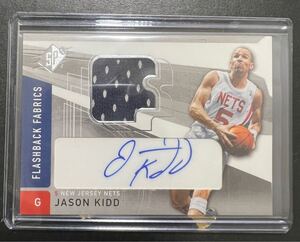 2004-05 Upper Deck SPX Jason Kidd 現役時代 Jersey Auto ジェイソン・キッド 直筆サイン