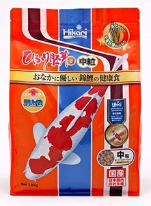 中型魚のエサ ヒカリ (Hikari) ひかり 胚芽 浮 中粒 1.2kg キョーリン