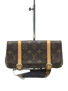 LOUIS VUITTON◆マレル_モノグラムキャンバス/ウエストバッグ/PVC/ブラウン/M51159/ルイヴィトン