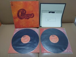 ★シカゴ CHICAGO★Live In Japan★2枚組★SOPJ31-32XR★見本盤★PROMO★SAMPLE★Rare Item★中古LP★プロモ資料付★With PROMO Sheet