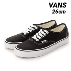 ヴァンズ VANS AUTHENTIC バンズ オーセンティック ブラック 26