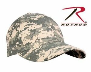 Rothco キャップ ACUデジタルカモ 8187 迷彩 | ベースボールキャップ 野球帽 メンズ ワークキャップ