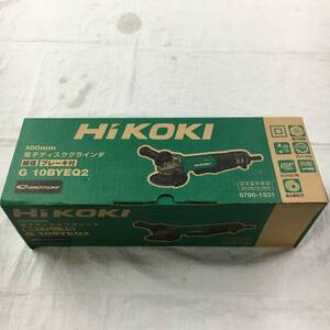 se007 送料無料！未使用品 HiKOKI 100mm ディスクグラインダ ブレーキ付 細径 G10BYEQ2 コード式 100V 製造：2024.10