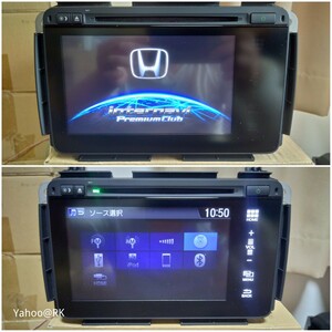 HONDA ヴェゼル 純正ナビ 型式 NVF-8438 DVD再生 Bluetooth USB iPod HDMI Pioneer ホンダ RU3 VEZEL カーナビ