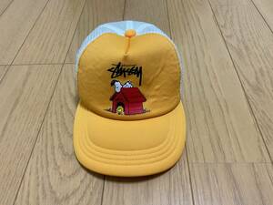 ステューシーxピーナッツ メッシュキャップ stussy peanuts kids