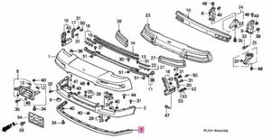 新品 純正 ホンダ NSX フロント バンパースポイラー バンパースポイラー リップスポイラー NA1 NA２ R フロント リップ リップスポイラ