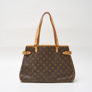 LOUIS VUITTON ルイヴィトン バティニョール・オリゾンタル M51154 トート ショルダーバッグ モノグラム・キャンバス×レザー ブラウン