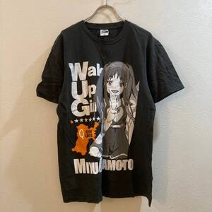 MIYU OKAMOTO/ 半袖プリントTシャツ ブラック 黒 メンズ M