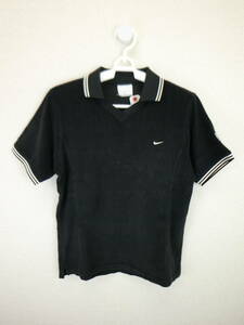 【感謝セール】NIKE GOLF(ナイキゴルフ) ポロシャツ 黒 レディース L/G/G ゴルフウェア 2102-0077 中古