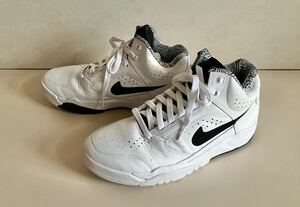 ★ Nike Air Flight Lite Mid White/Black ナイキ エアフライトライト ミッド ホワイト/ブラック サイズ25cm 1度だけ体育館で使用