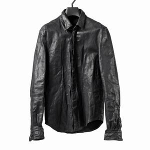 incarnation exclusive OVERLOCKED CALF LEATHER FRY FRONT BTN SHIRT BACKLASH DEVOA N/07 m.a+ ierib A1923 JULIUS BORIS BIDJAN SABERI