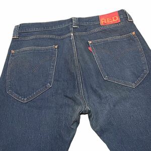 １４５周年 漢のLevi’s RED リーバイスレッド ストレート ジーンズ ストレッチ メンズ ジーパン 505 A2692-0000レザーパッチ 