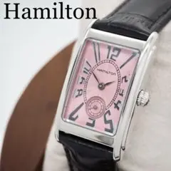 97【美品】Hamilton ハミルトン　アードモア　レディース腕時計　ピンク