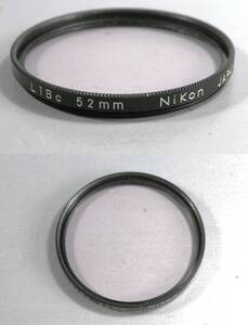 Nikon　 (690)　 美品、レンズ・フィルター　52mm 　L1Bc　（レンズ保護、紫外線防止）　ニコン