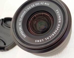 【美品】 FUJIFILM XC15-45mmF3.5-5.6 OIS PZ [ブラック] 