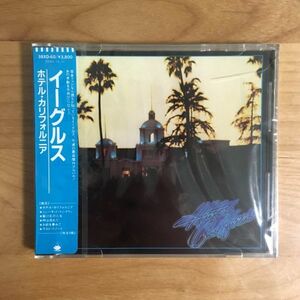 【新品未開封 SEALED! 初期3800円 シール帯】 イーグルス / ホテル・カリフォルニア (38XD-60) 国内盤 EAGLES HOTEL CALIFORNIA OBI JAPAN