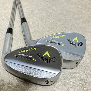 キャロウェイ　Callaway　ウェッジ　2本セット　マックダディー2　MACK DADDY2 FORGED ・R・DESIGN　52/10T　58/9T　DynamicGold S200