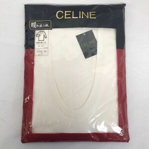 未使用　セリーヌ　CELINE 首シャツ シャツ 肌着 長袖 白 L