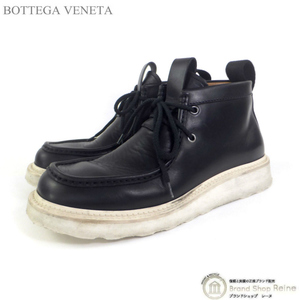 ボッテガ ヴェネタ （BOTTEGA VENETA） ワラビー アンクルブーツ レザー ブーツ 578287 ＃40 シューズ 靴 ブラック メンズ（中古）