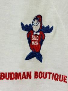 お宝レア　バドワイザー　バドマン　ヘンリーネックTシャツ サイズM BUDMAN