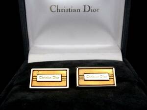 ◎№4488◎■USED並品■【Dior】ディオール【ゴールド】■カフス♪