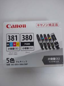 キャノン / 純正インク BCI-381s+380s/5MP 5色マルチパック 小容量