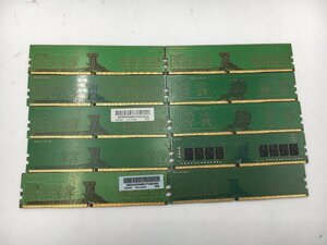 ♪▲【SAMSUNG】デスクトップ用 メモリ 8GB DDR4 部品取り 10点セット まとめ売り 0116 13