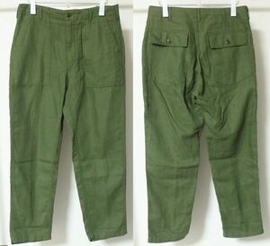 24SS Engineered Garments エンジニアードガーメンツ Fatigue Pant Cotton Hemp Satin ファティーグ パンツ M