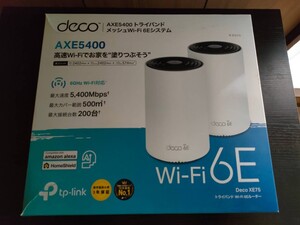 ＠TP-Link WiFi 6E ルーター tri band メッシュWi-Fiシステム 中継 スマートテレビ 対応 無線LAN スマートホーム AXE5400 中古品