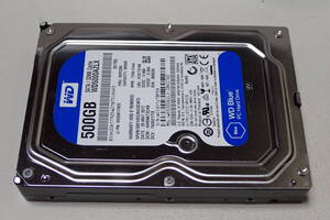 FF930# 使用時間:7489時間 3.5インチHDD WDC WD5000AZLX-80K2TA0 500GB HDD