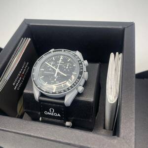 【新品・未使用】2024/2/5購入 スウォッチ オメガ ザムーン OMEGA SWATCH THE MOON Moonwatch Mission to the moon Speedmaster