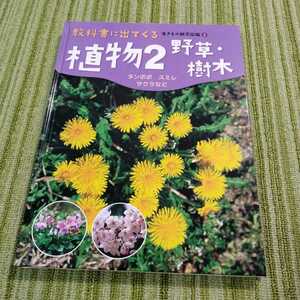 教科書に出てくる植物2 学研　野草　樹木　図鑑　220705